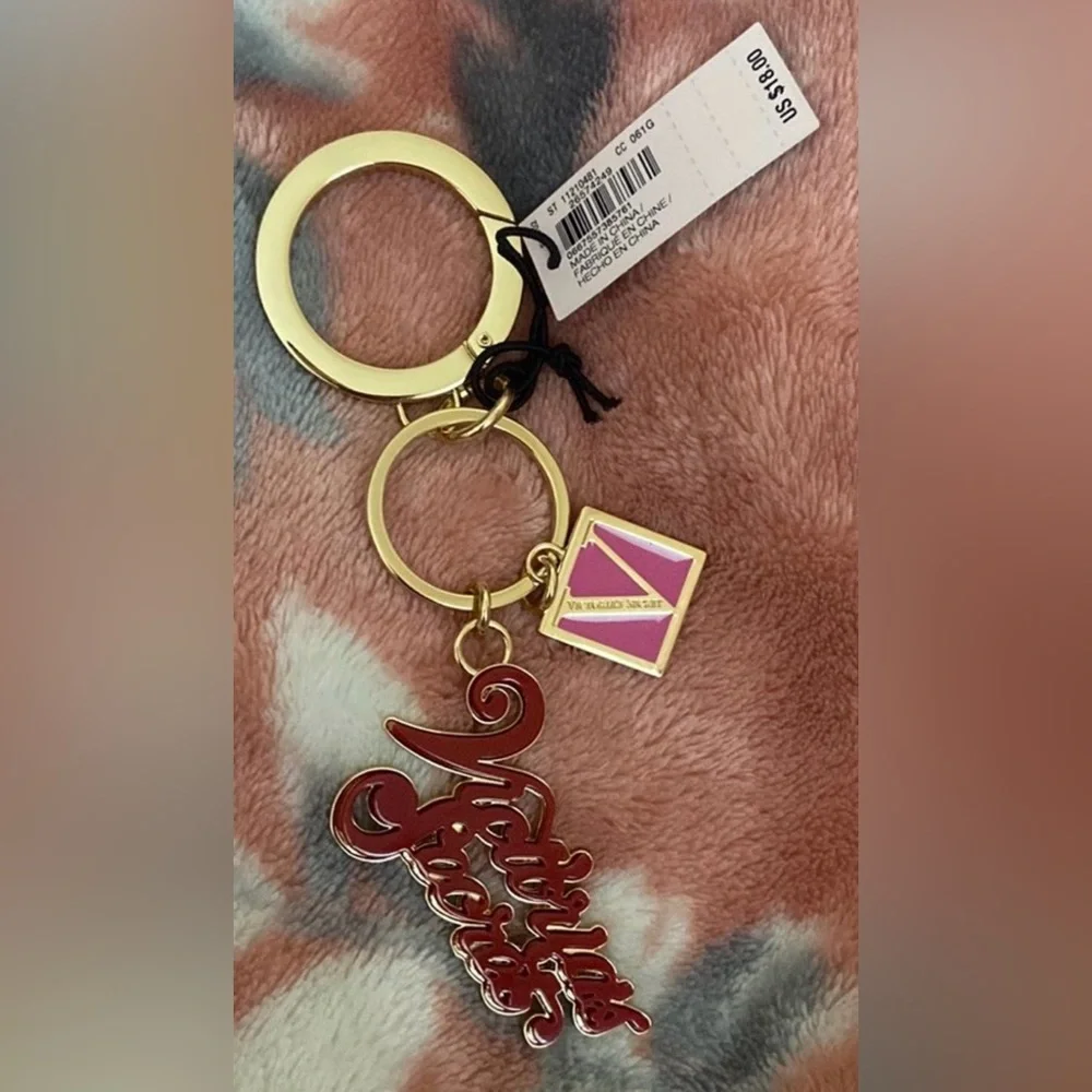 Gold and Pink Keychain Accessory VICTORIA SECRET